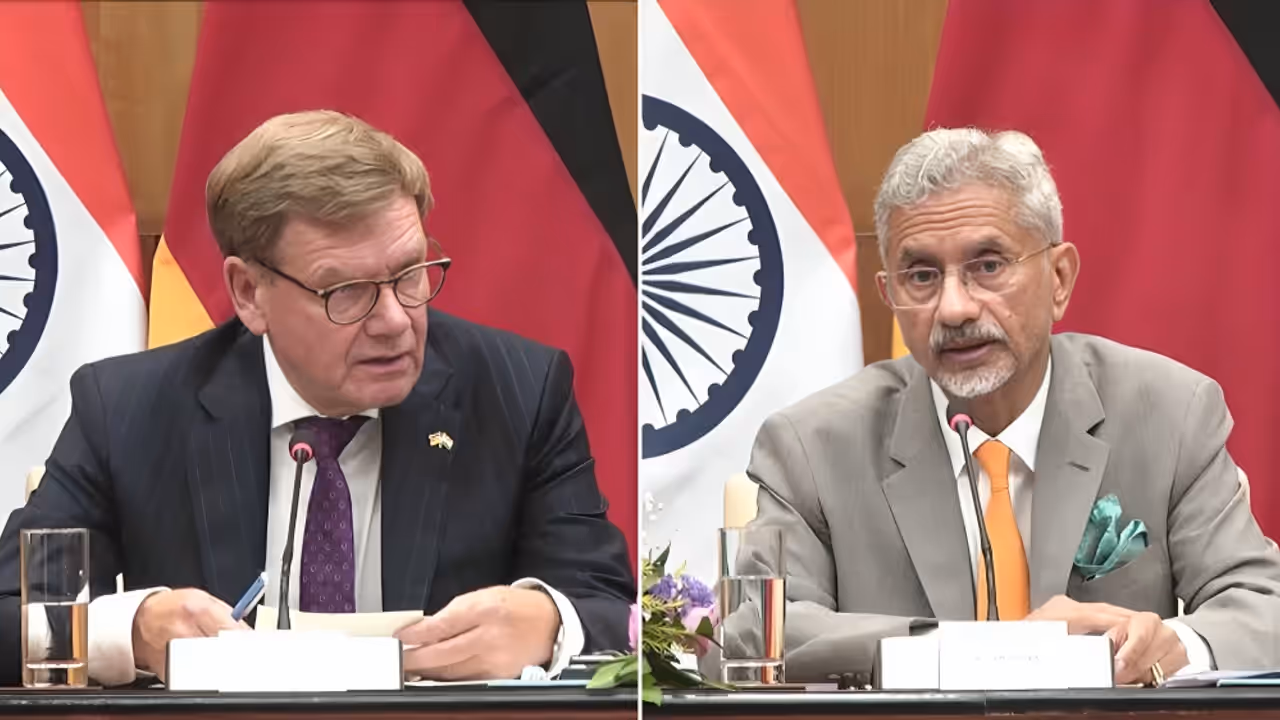 German Foreign Minister Johann Wadephul meeting with External Affairs Minister S Jaishankar