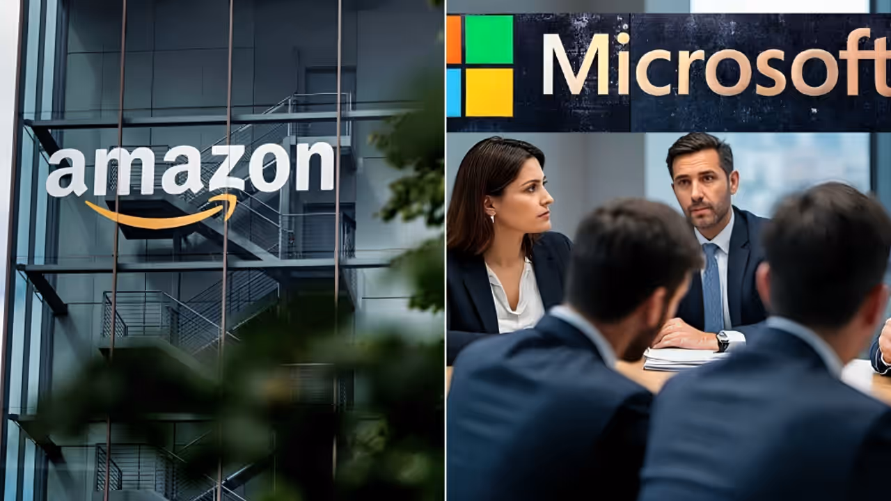 Tech giants Amazon and Microsoft
