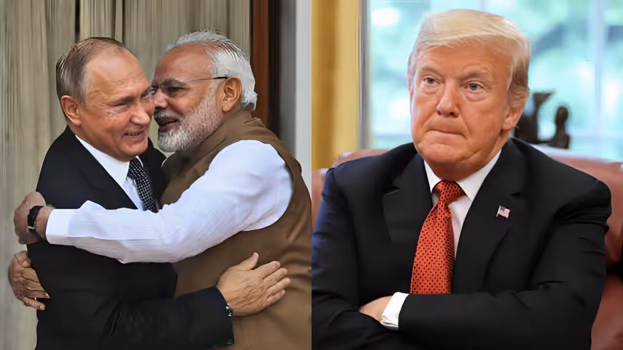 Putin Modi and Trump