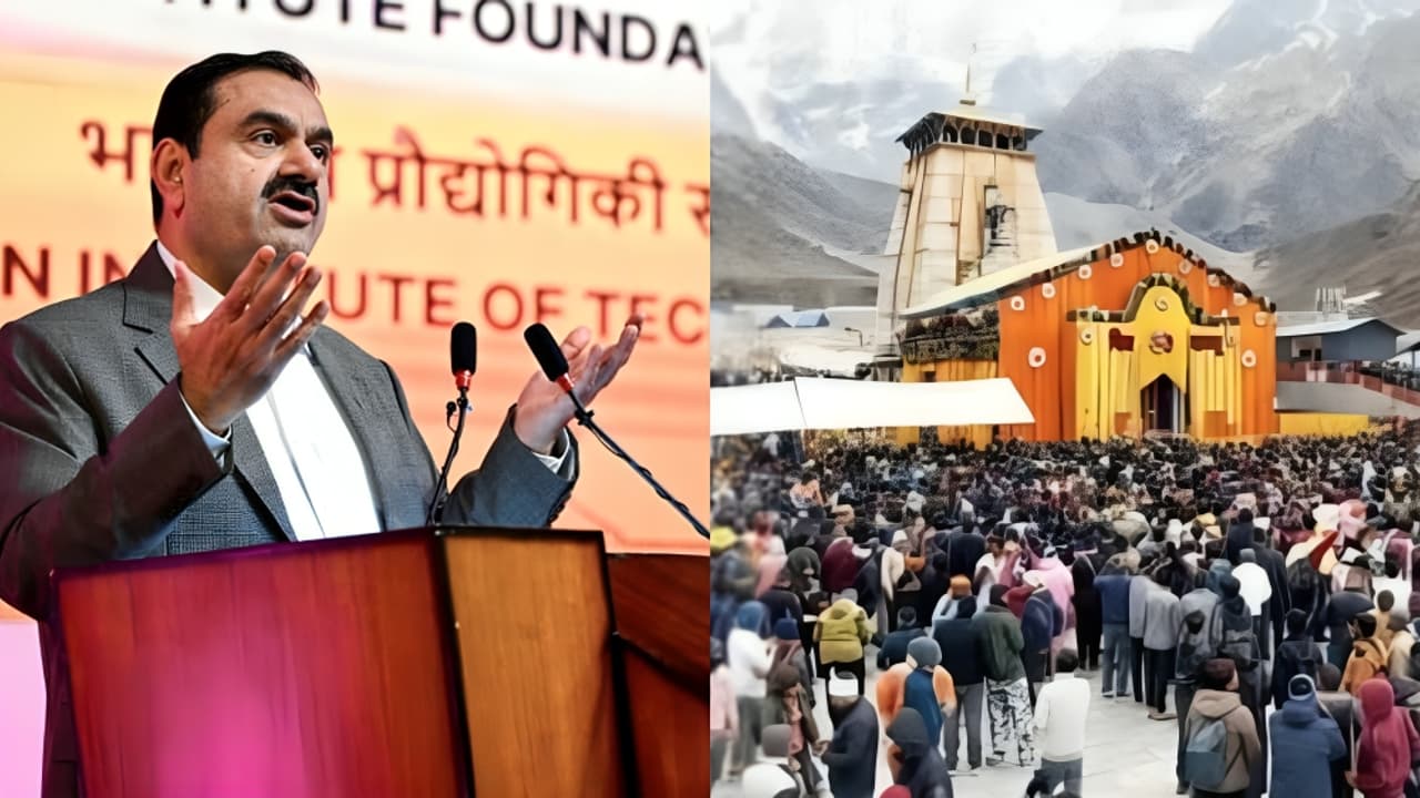 Adani Group Chairman Gautam Adani announces Kedarnath ropeway 