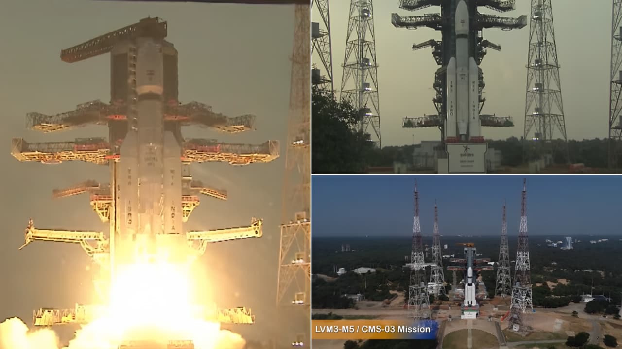 ISRO Successfully Launches CMS 03 Satellite