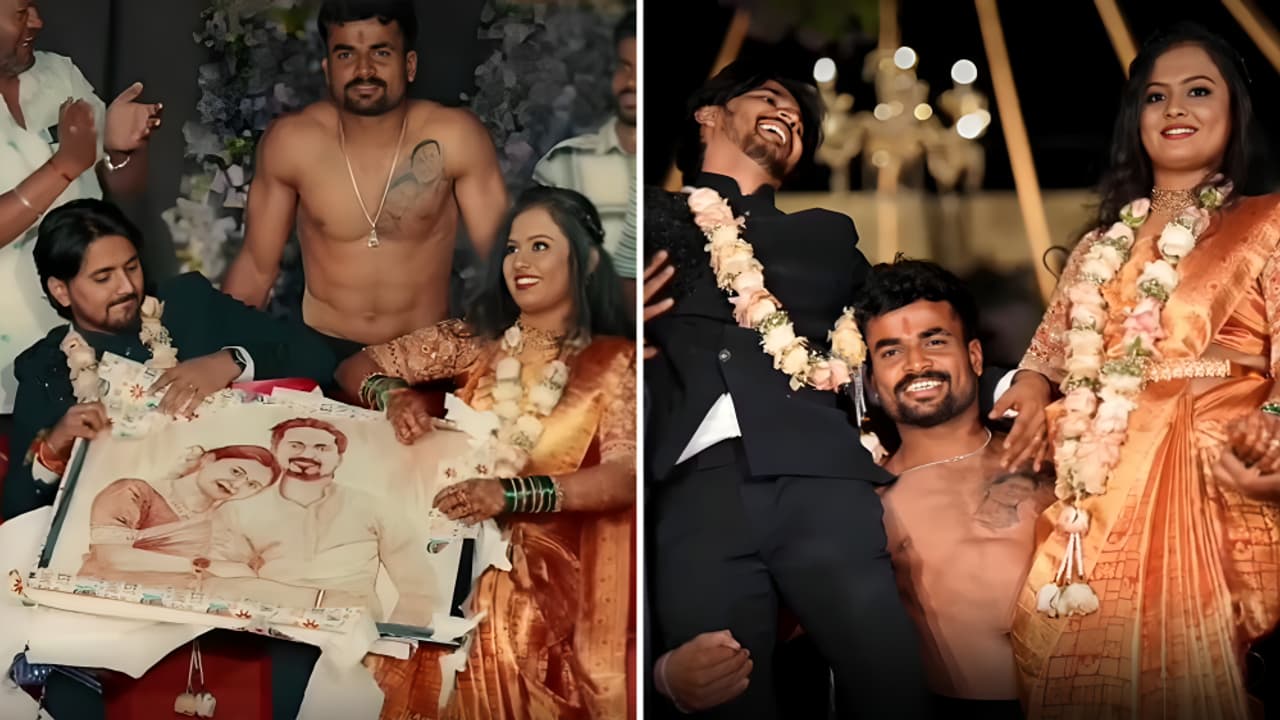 Viral Tattoo Video Man tattoos friend and his wife on his chest groom reaction has internet divided Viral Tattoo Video Man tattoos friend and his wife on his chest groom reaction has internet divided