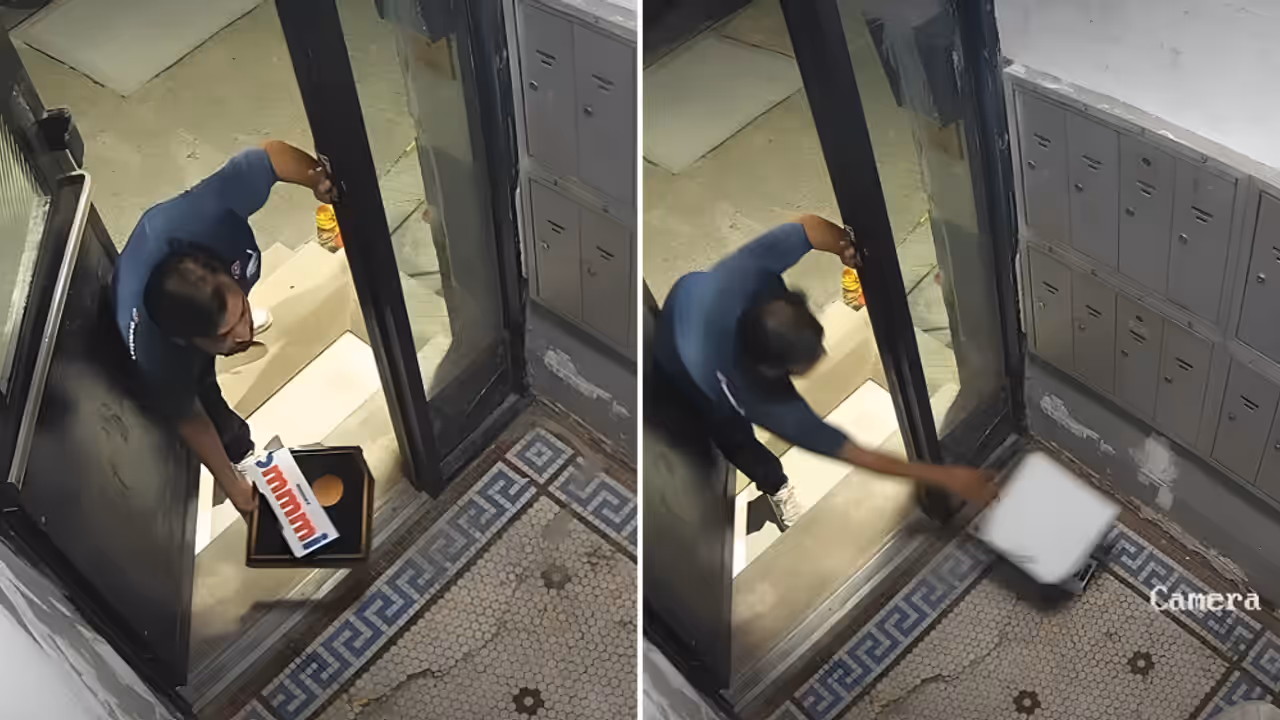 Viral Video Dominos Worker Drops Customer Pizza Upside Down Woman Calls Him Rude Ignites Online Debate Over Tipping Viral Video Dominos Worker Drops Customer Pizza Upside Down Woman Calls Him Rude Ignites Online Debate Over Tipping