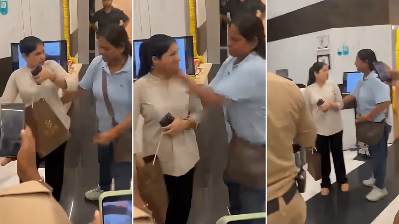 Jabalpur Honeytrap Businessman Honeytrapped For Rs 20 Lakh Woman Caught With Rs 2 5 Lakh Cop Slap Video Sparks Debate Jabalpur Honeytrap Businessman Honeytrapped For Rs 20 Lakh Woman Caught With Rs 2 5 Lakh Cop Slap Video Sparks Debate