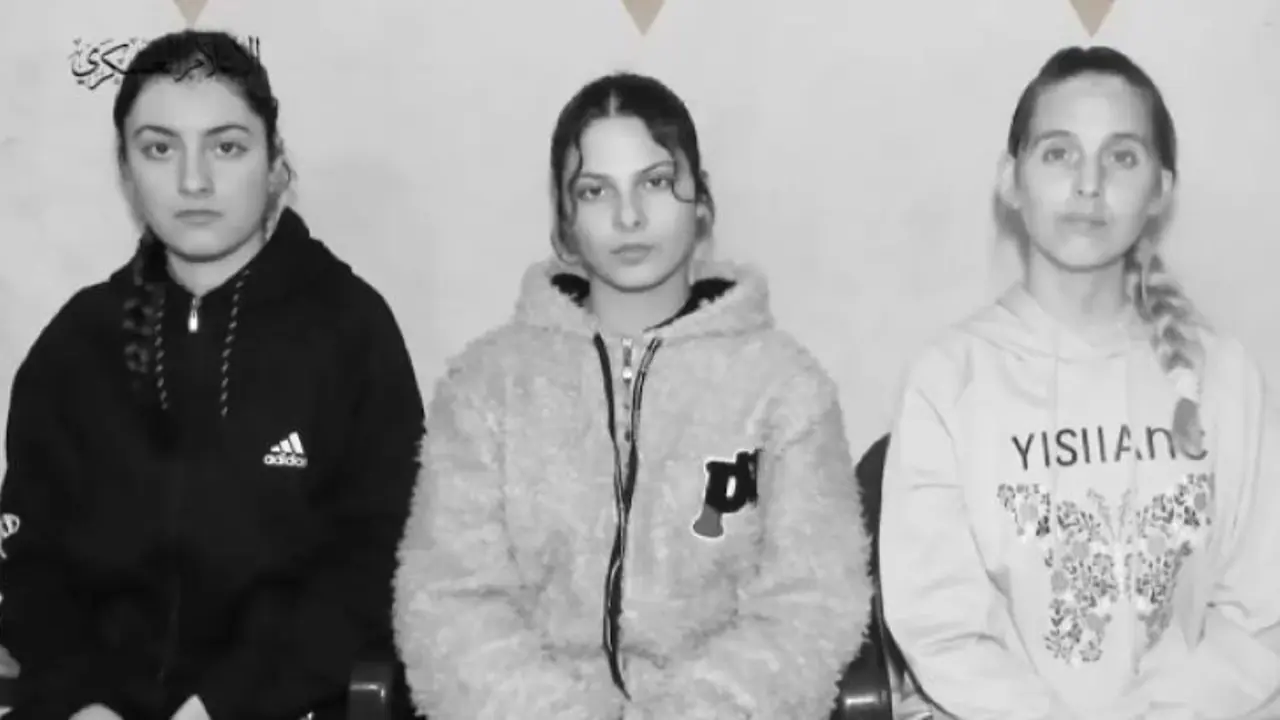 Hamas released video of three Women hostages Hamas released video of three Women hostages