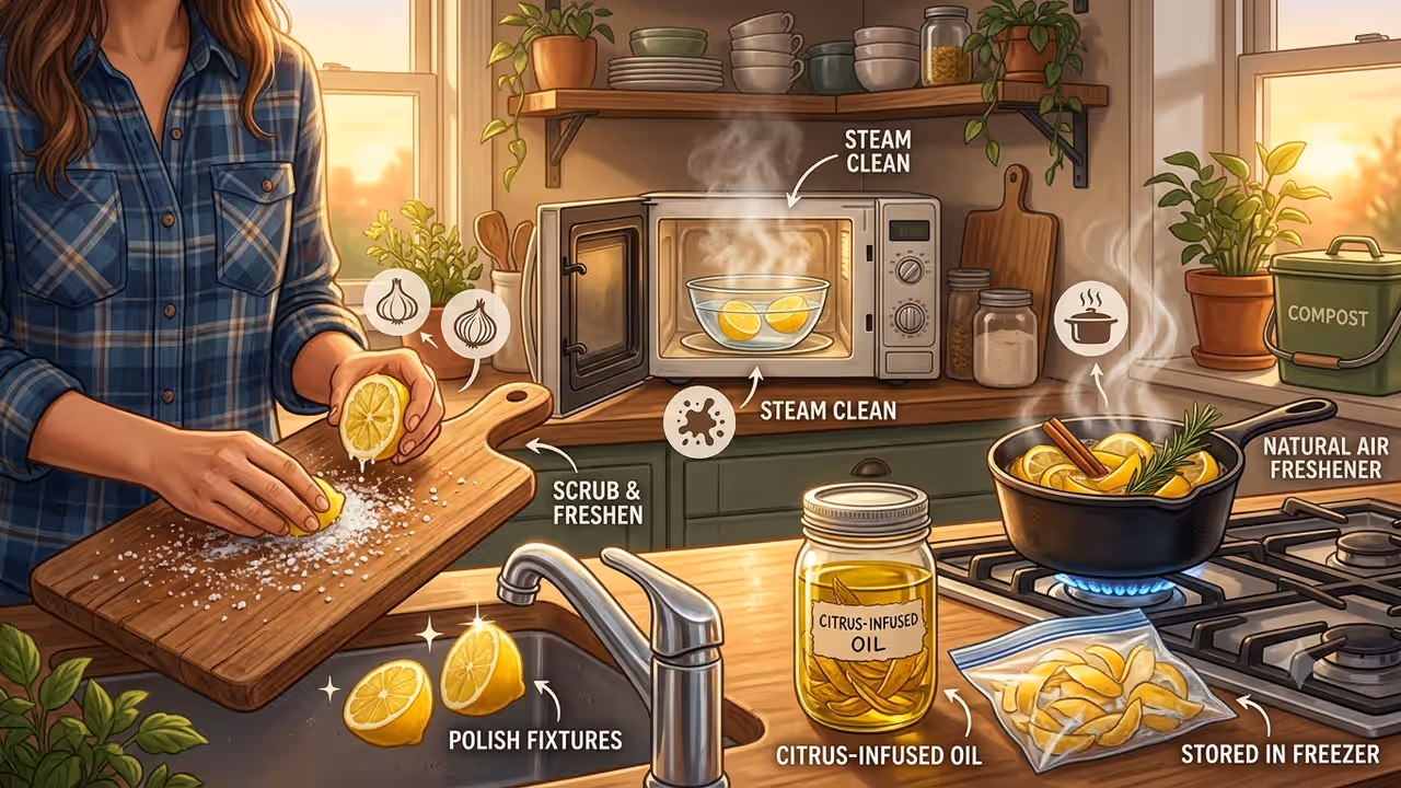 5 Genius Kitchen Hacks You Need to Try with Squeezed Lemons 5 Genius Kitchen Hacks You Need to Try with Squeezed Lemons