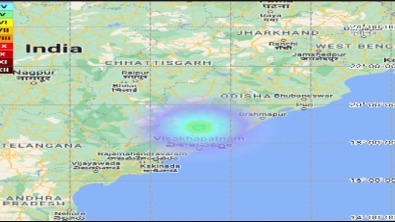 Earthquake hits odisha 