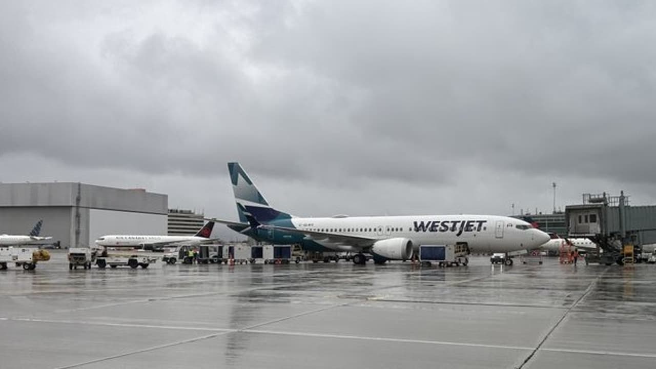 WestJet flight