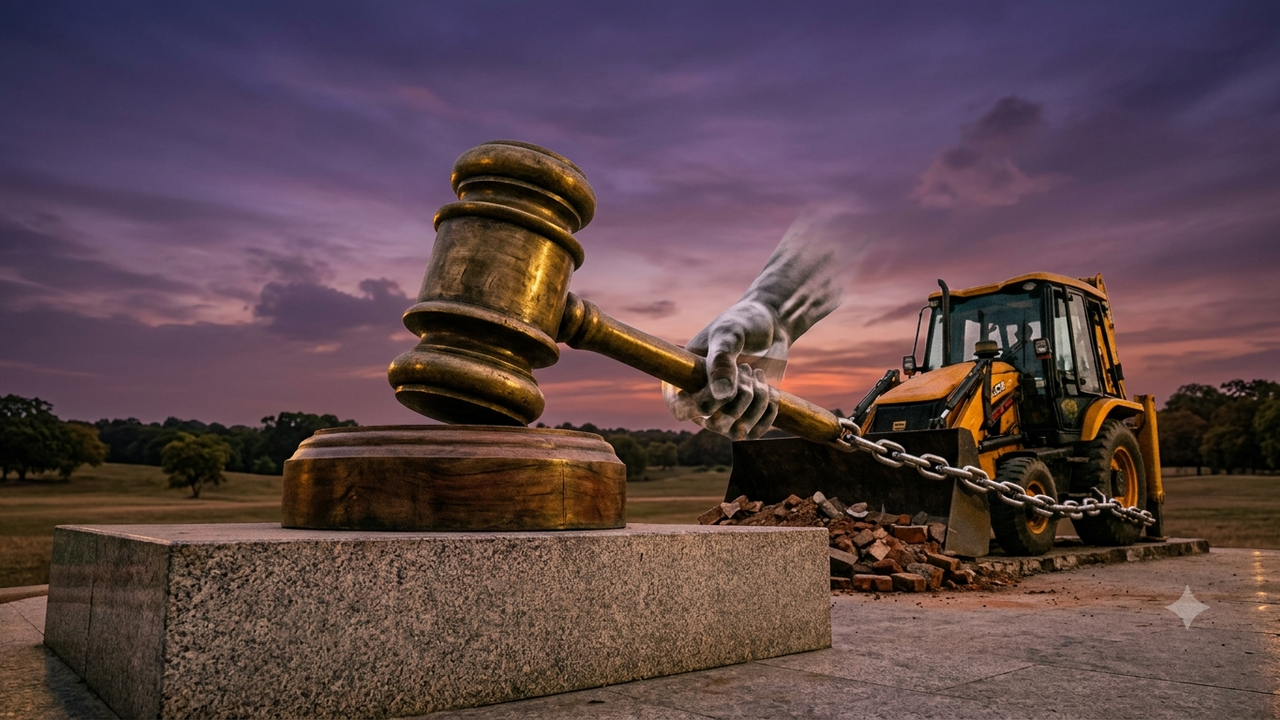 high court order violation allegation over illegal construction in bhatpara high court order violation allegation over illegal construction in bhatpara