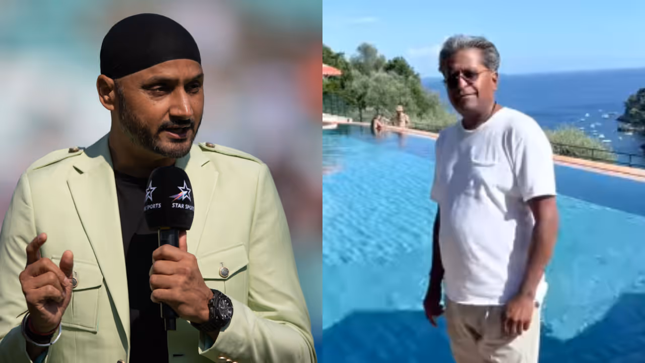 Harbhajan Singh and Lalit Modi Harbhajan Singh and Lalit Modi
