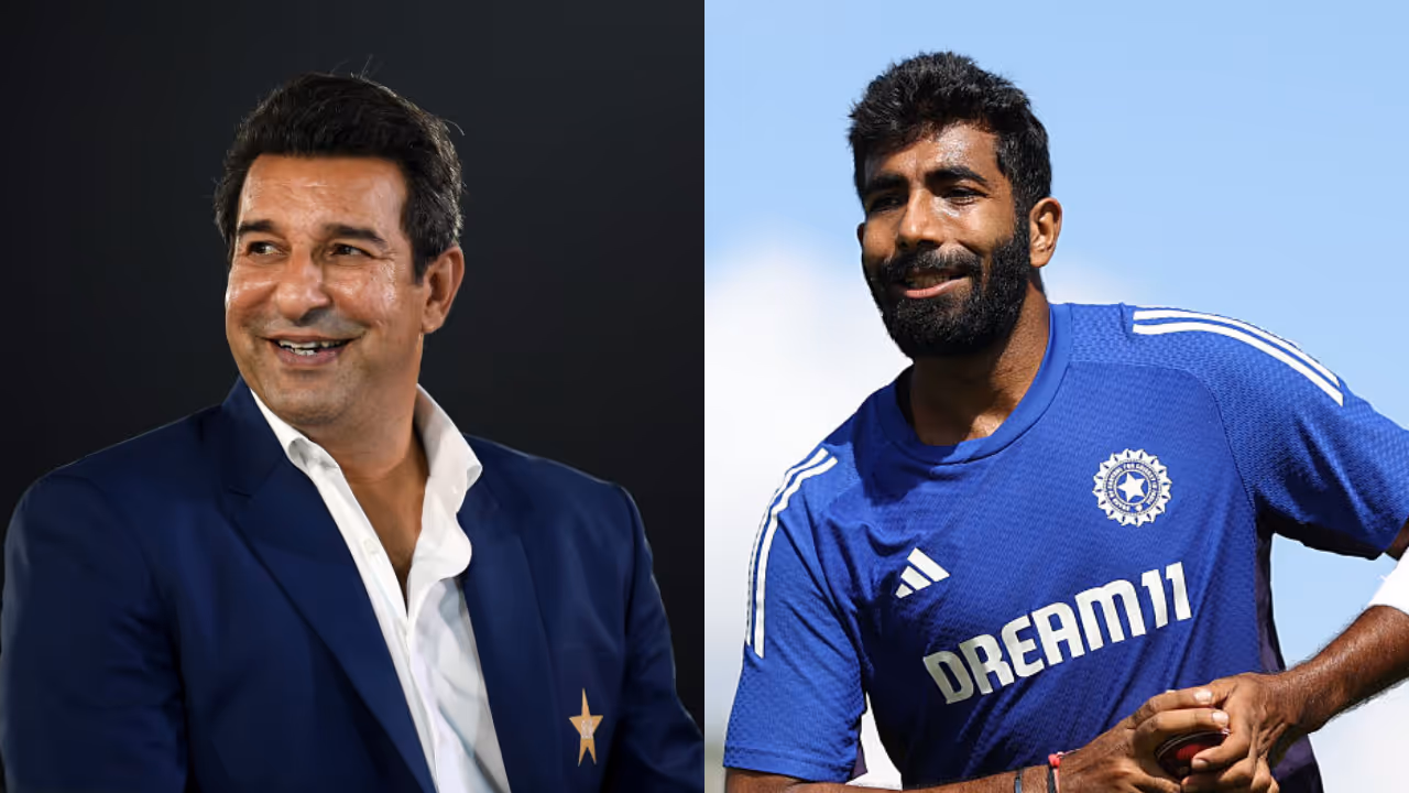 Wasim Akram and Jasprit Bumrah Wasim Akram and Jasprit Bumrah