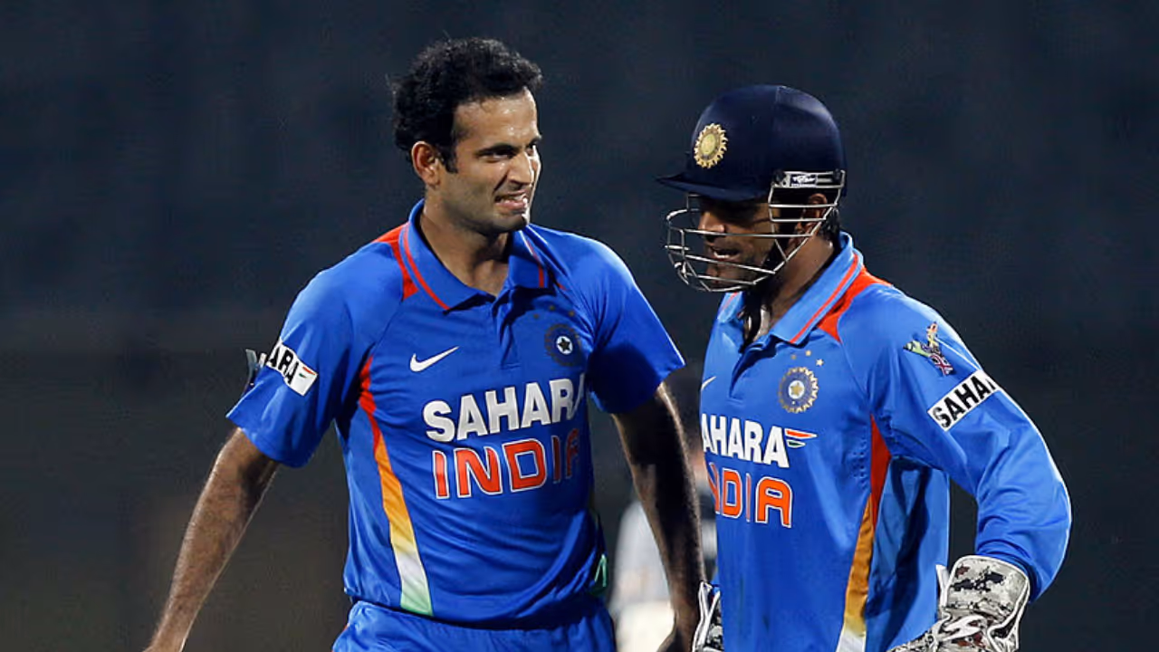 Irfan Pathan and MS Dhoni