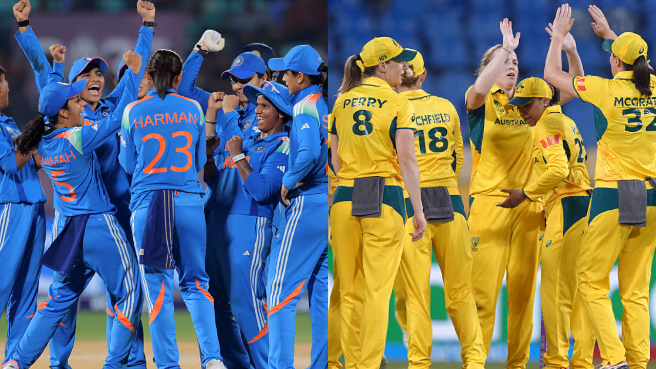 India and Australia at Women's World Cup 2025