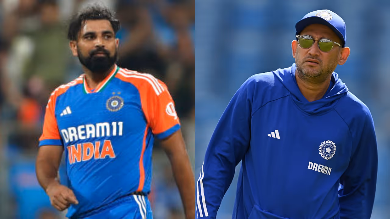 Mohammed Shami and Ajit Agarkar