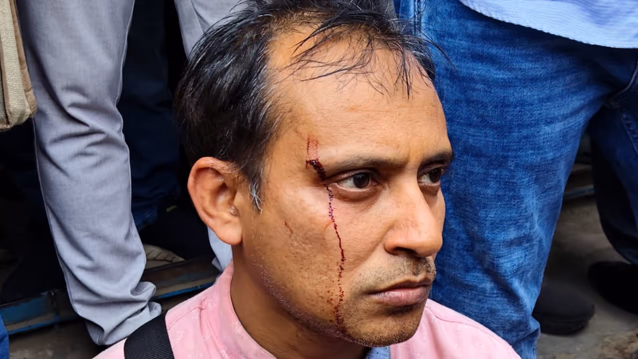 Election Duty Worker Attacked Election Duty Worker Attacked