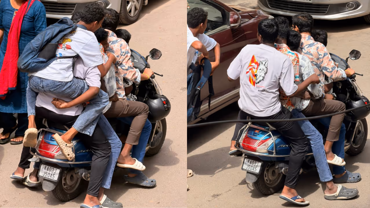 Bengaluru Scooter Ride Traffic violation Bengaluru Scooter Ride Traffic violation