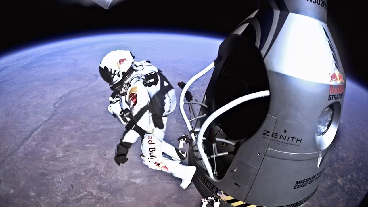 Felix Baumgartner on His Historic Jump from the Edge of Space