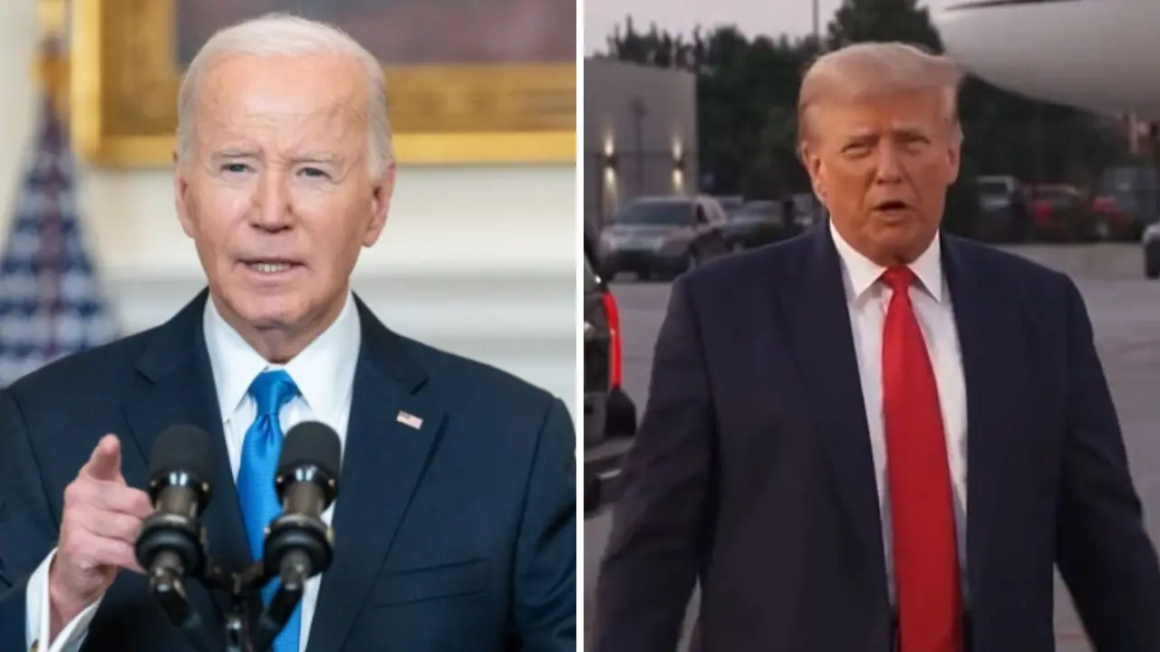 Donald trump and Joe Biden 