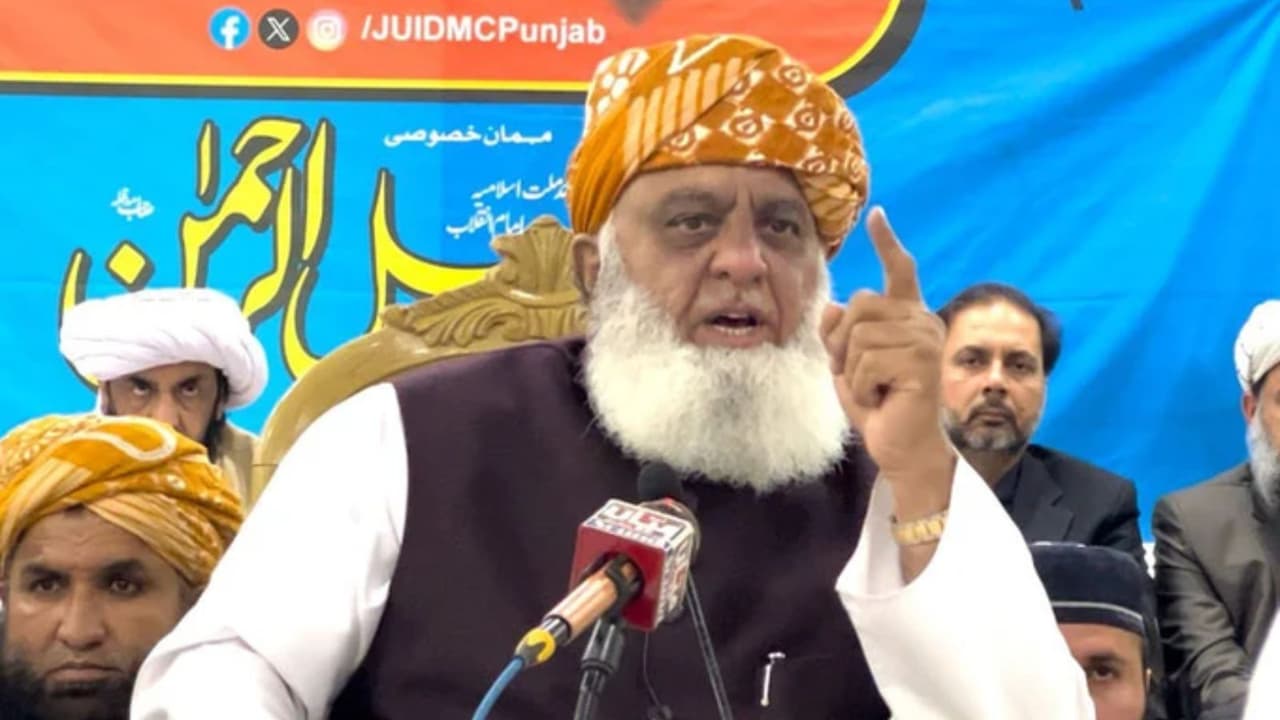 Maulana Fazlur Rehman Viral Video over India vs Pakistan Maulana Fazlur Rehman Viral Video over India vs Pakistan
