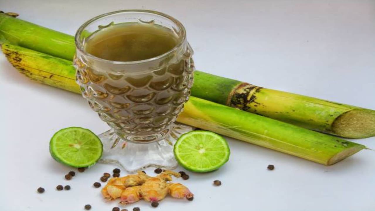 reason and benefits of mixing lemon and ginger in sugarcane juice