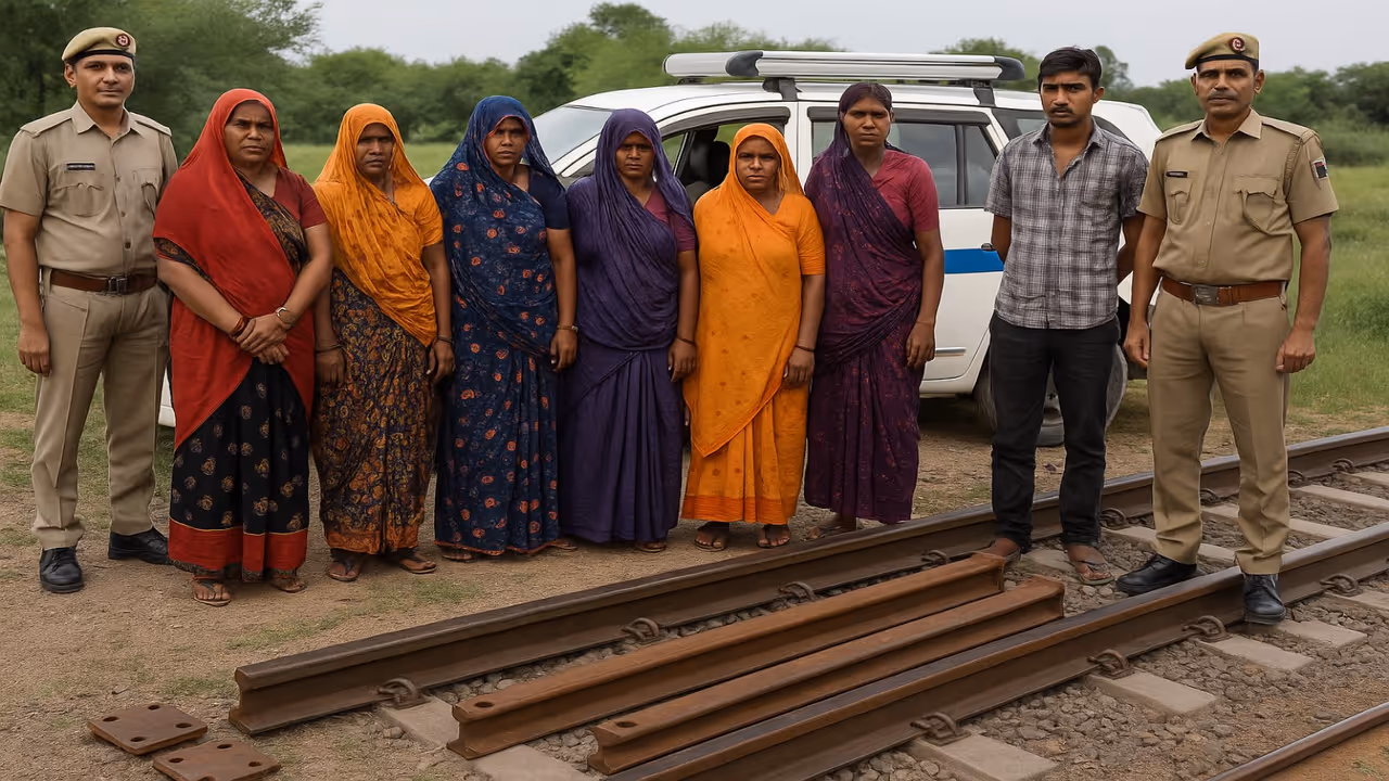 Pali railway track theft Pali railway track theft