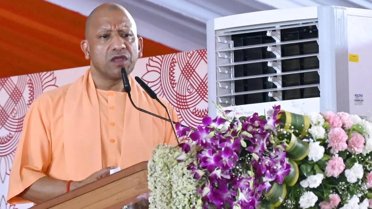 Yogi Adityanath at inauguration ceremony of Mahayogi Guru Gorakhnath AYUSH University