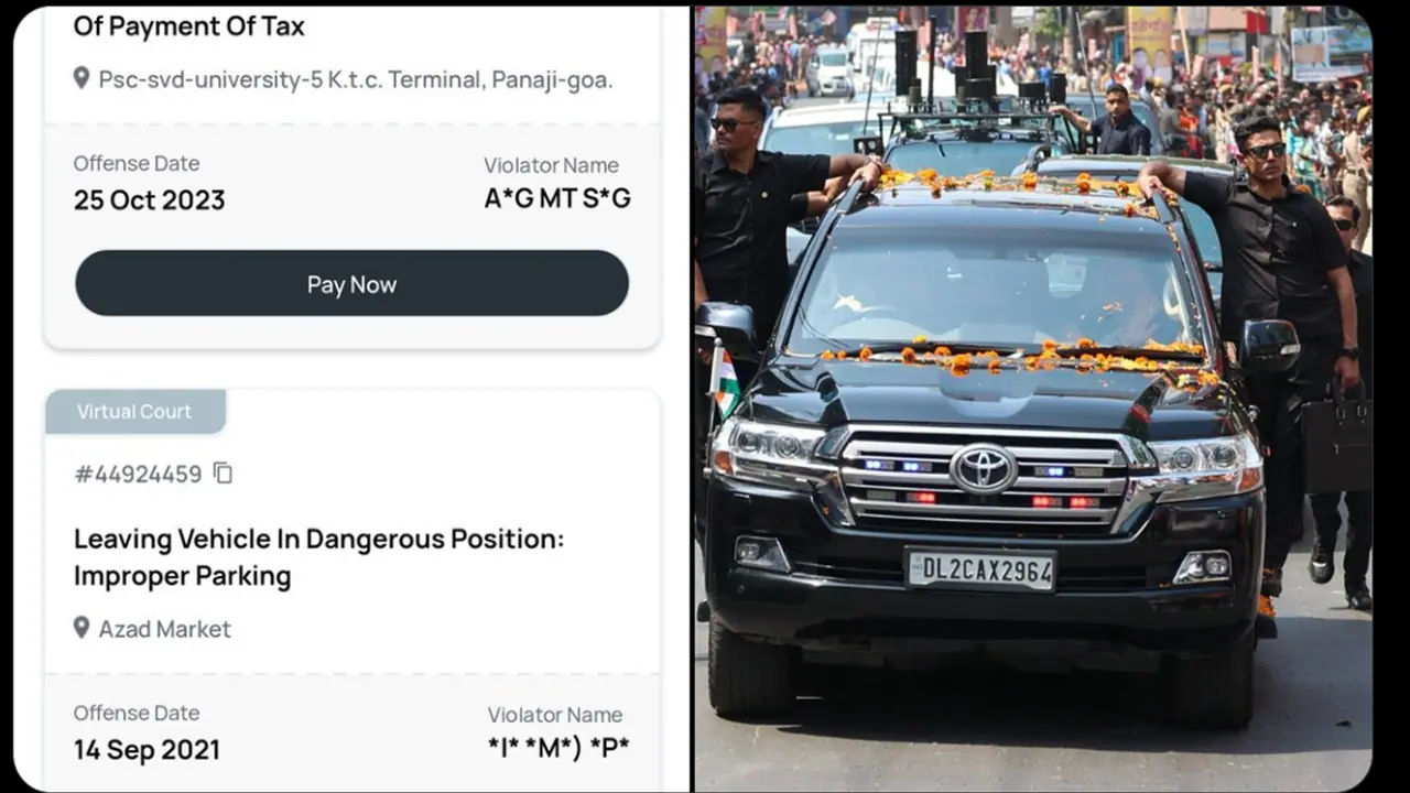 PM Modi car chalan 