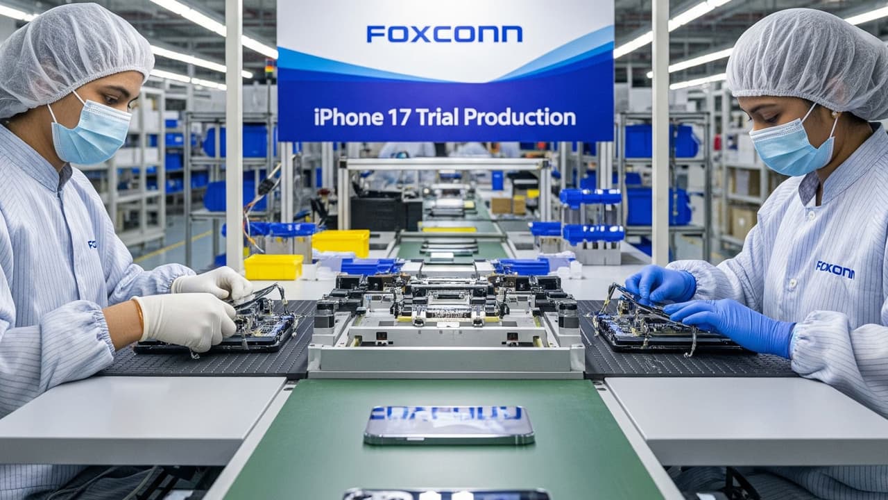 iPhone 17 trial production India