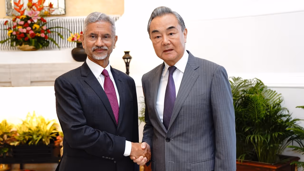 s Jaishankar china wang yi meet 