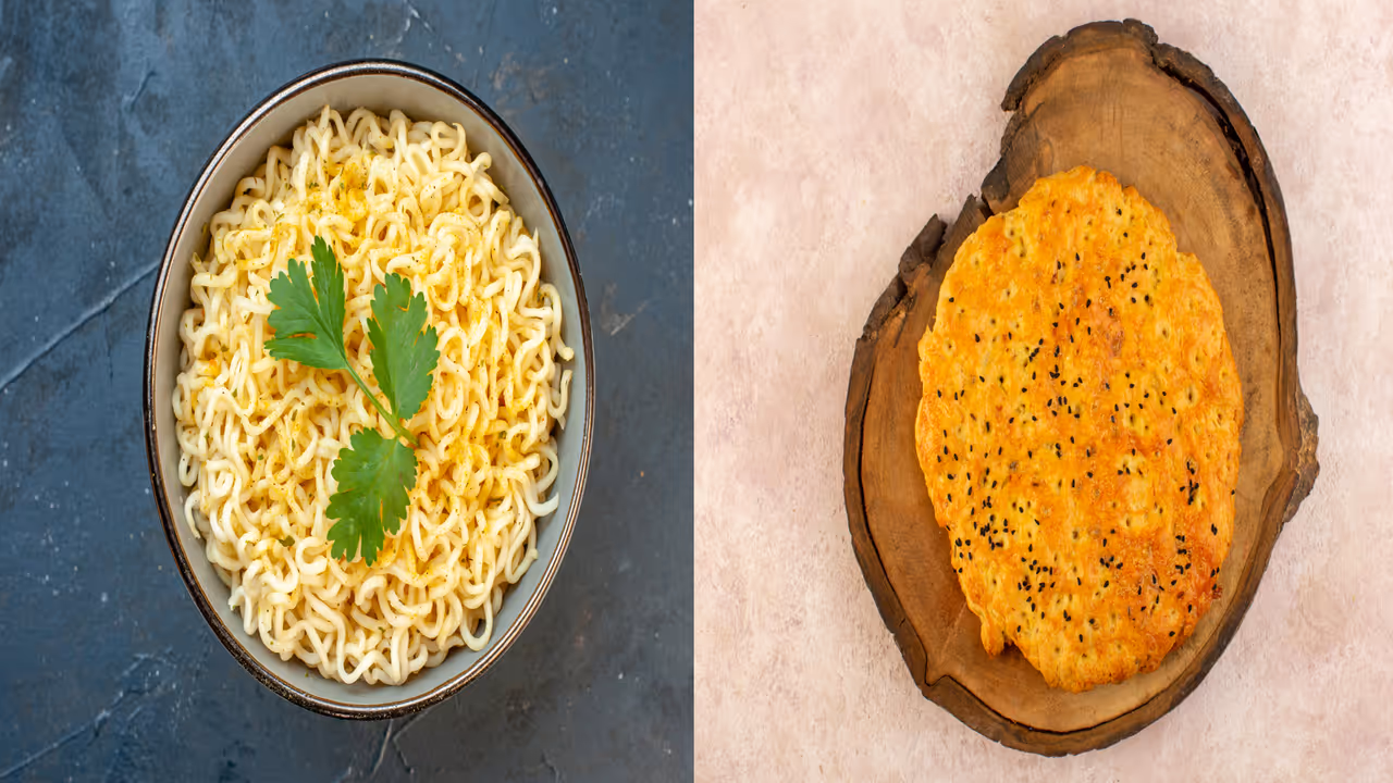 Indian Woman Makes Maggi Chilla