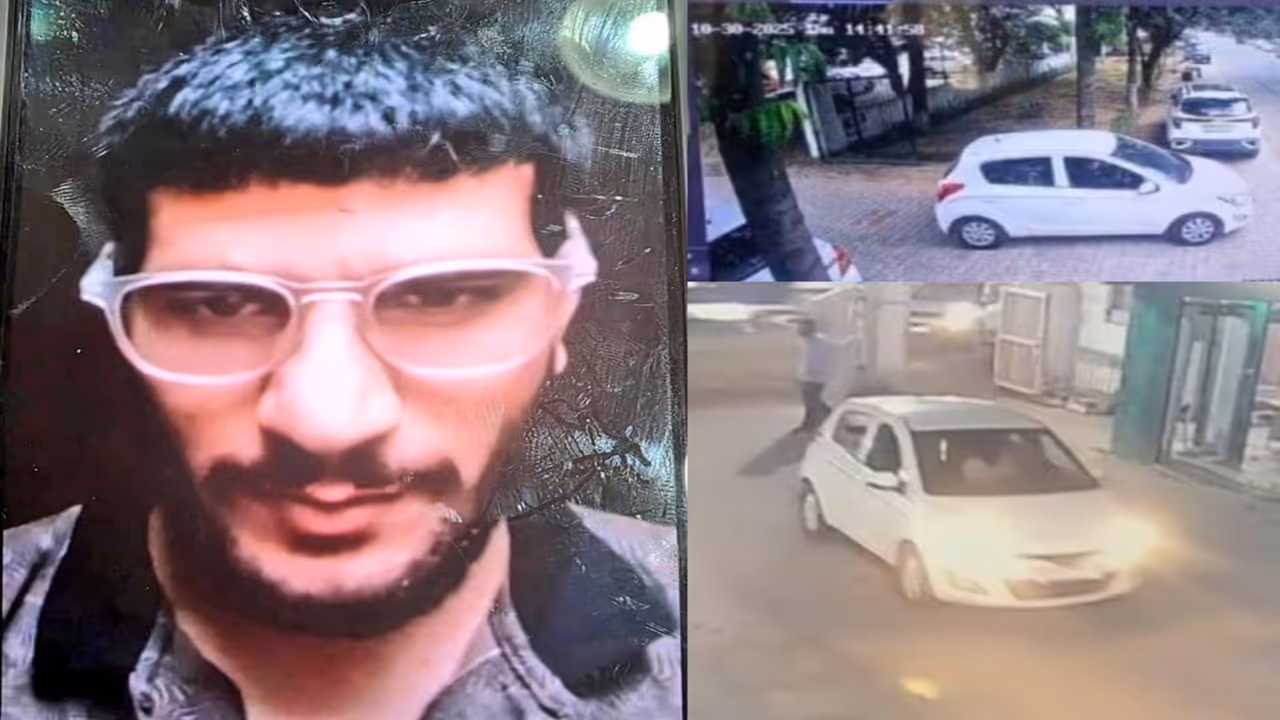 Delhi blast cctv footage 