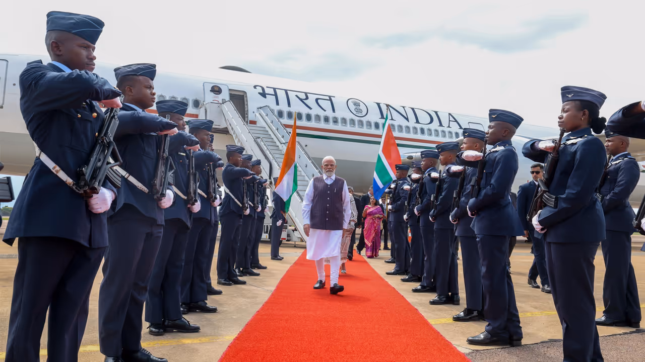 Pm modi welcome in south africa