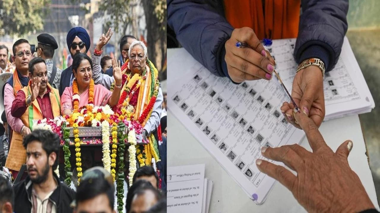 mcd delhi byelection 2025 bjp aap congress 12 wards voting mcd delhi byelection 2025 bjp aap congress 12 wards voting