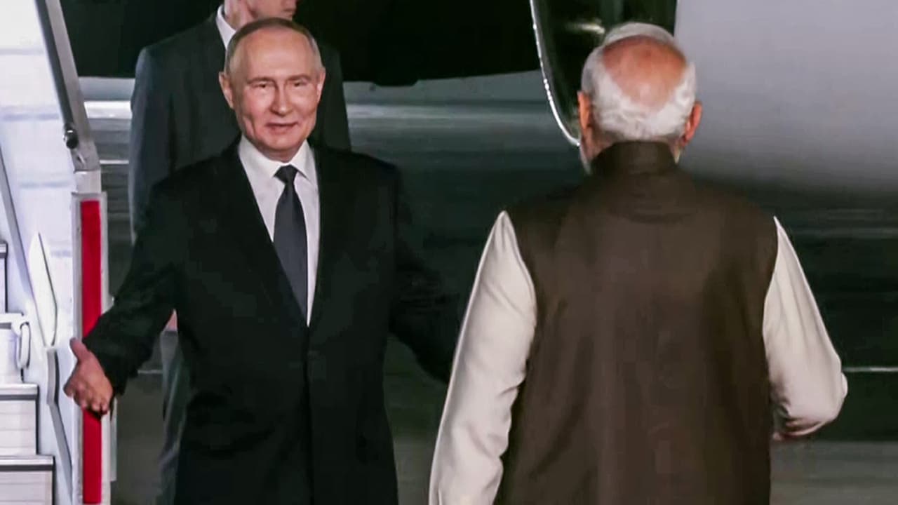 Putin and Modi Putin and Modi