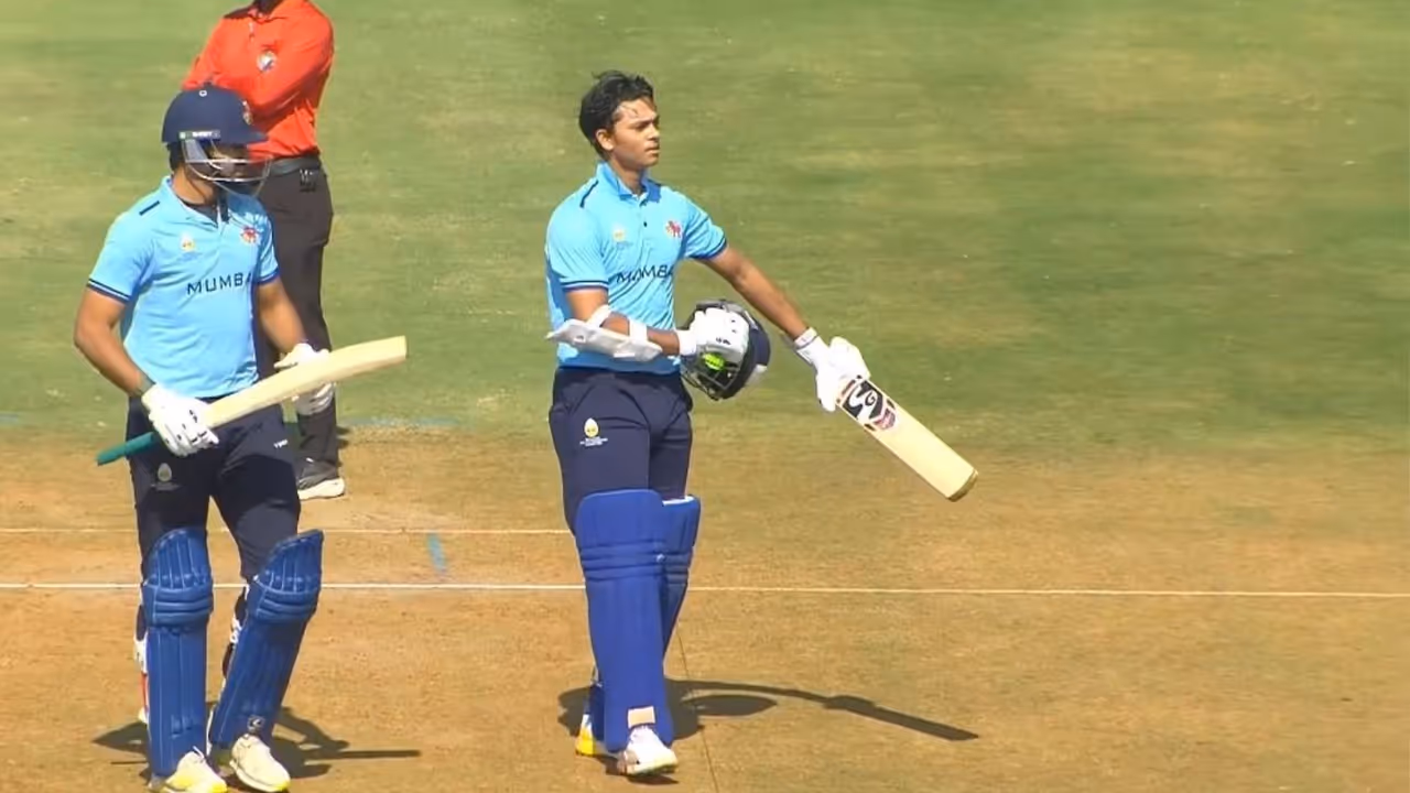 Yashasvi Jaiswal Hundred SMAT 2025 Yashasvi Jaiswal Hundred SMAT 2025