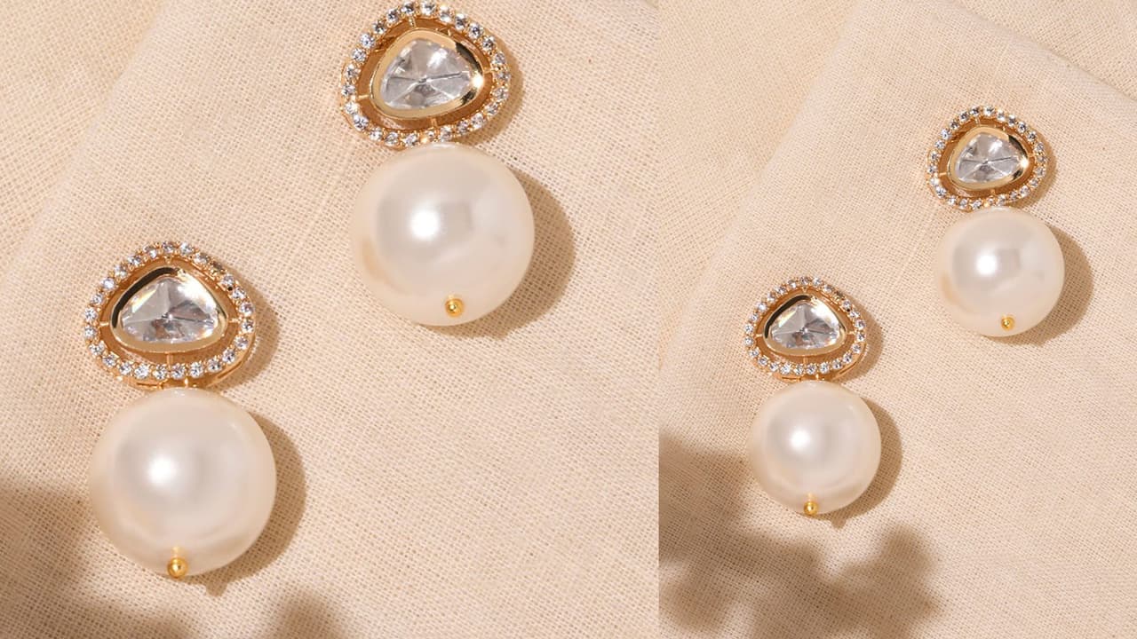 Polki Earrings Designs 2 Polki Earrings Designs 2