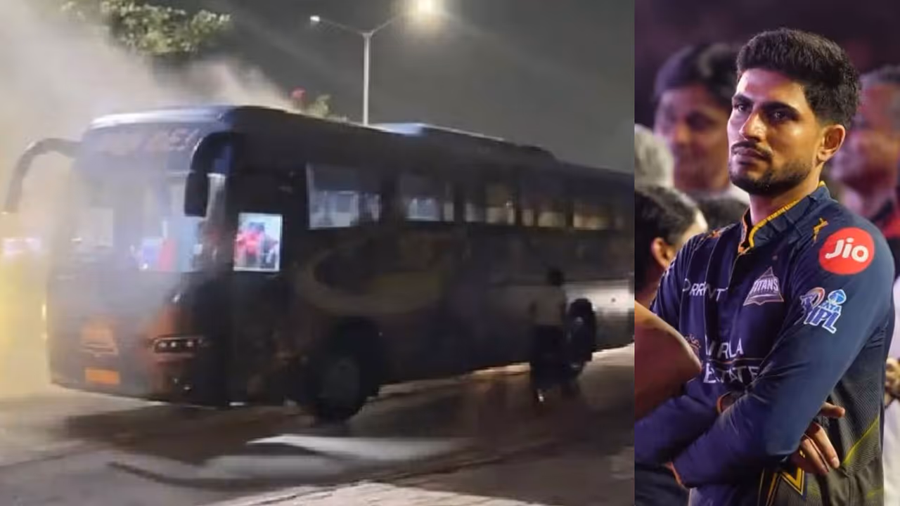 Gujarat Titans Team Bus Gujarat Titans Team Bus