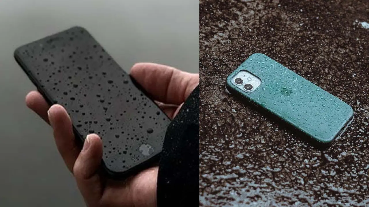 Wet smartphone Wet smartphone