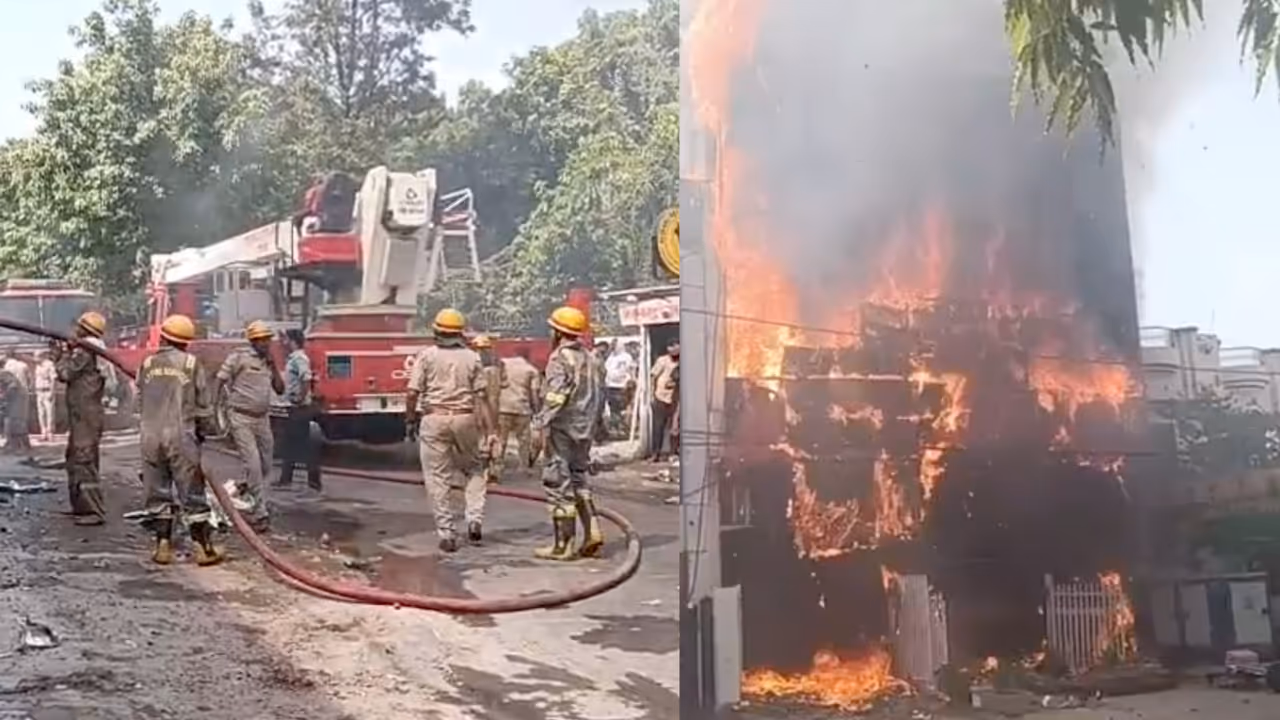 lucknow purnia area fire news students trapped in coaching center shop fire rescue operation lucknow purnia area fire news students trapped in coaching center shop fire rescue operation