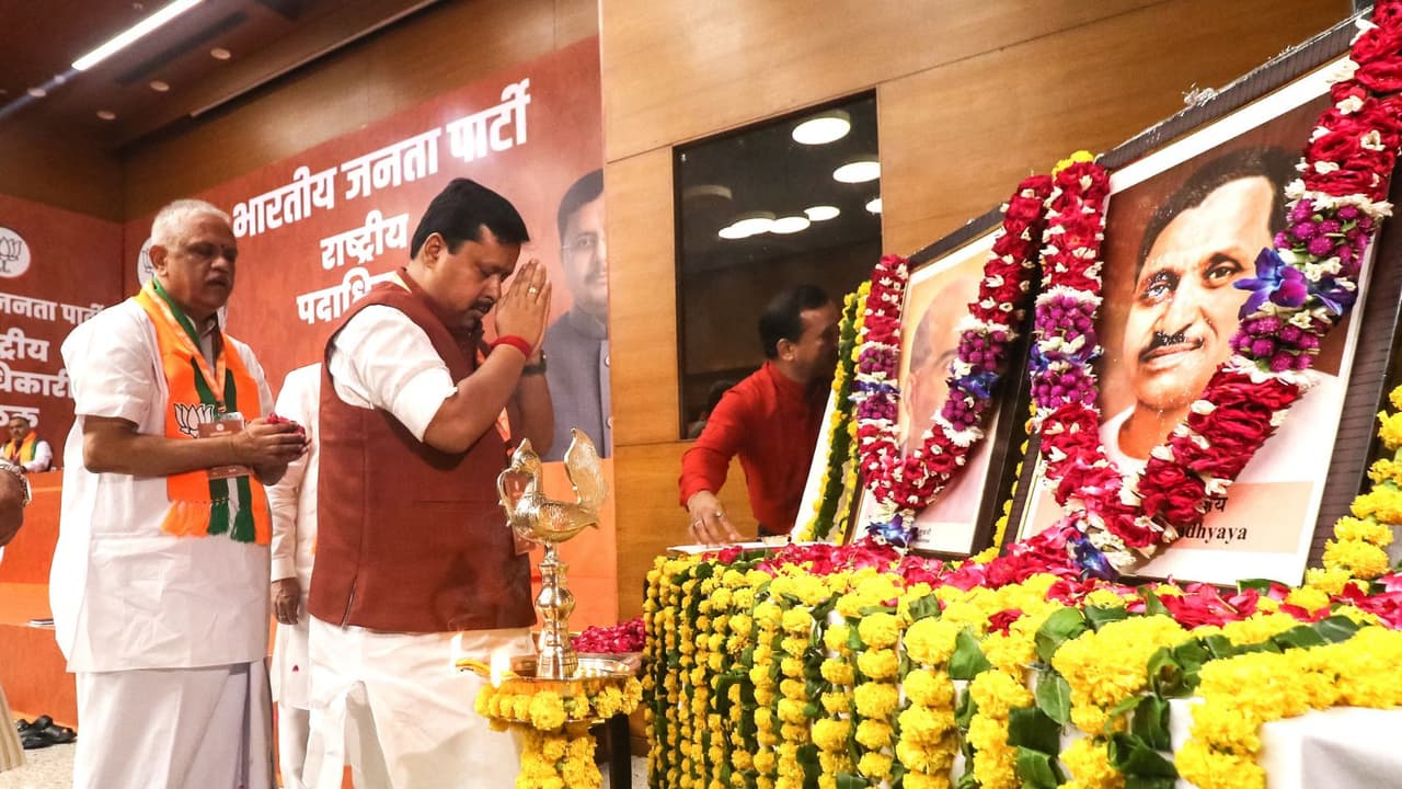 BJP national president Nitin Nabin BJP national president Nitin Nabin