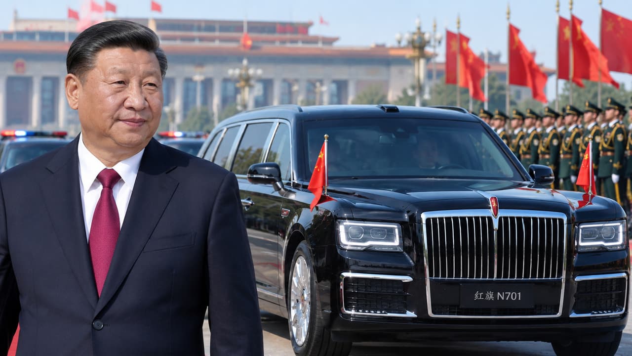Xi jinping car Hongqi N701 Xi jinping car Hongqi N701