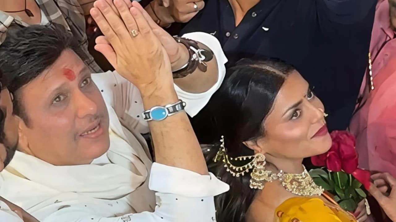 Govinda With Komal Rani Swarnakar lalbaugcha raja Govinda With Komal Rani Swarnakar lalbaugcha raja