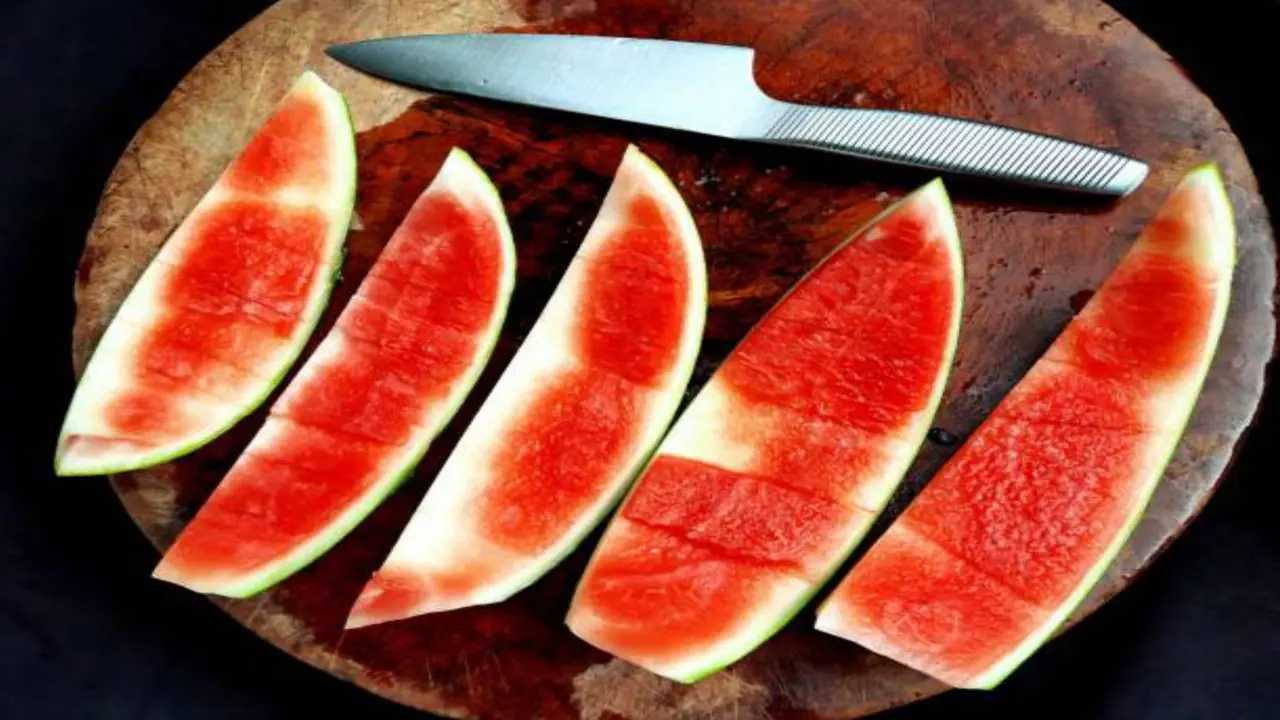 how to make tutti frutti at home by using watermelon rind