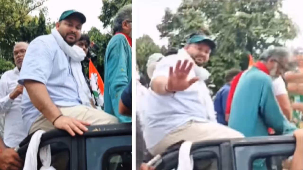Tejashwi Yadav viral moment