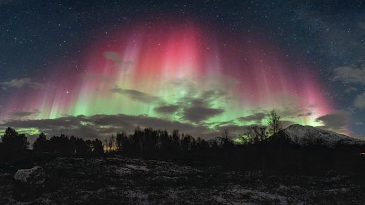 Northern lights fill Europes sky turning red green purple Watch the videos bsm Northern lights fill Europes sky turning red green purple Watch the videos bsm