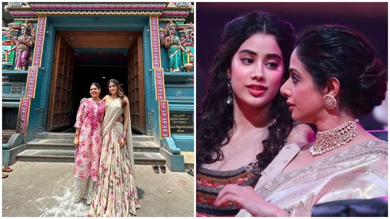 jahnvi kapoor visited chennia temple and misses mother