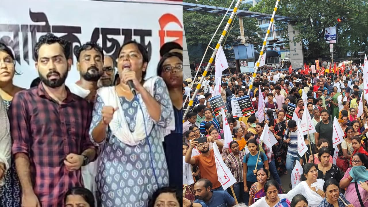 LEFT STUDENTS YOUTHS ON RG KAR ISSUE LEFT STUDENTS YOUTHS ON RG KAR ISSUE