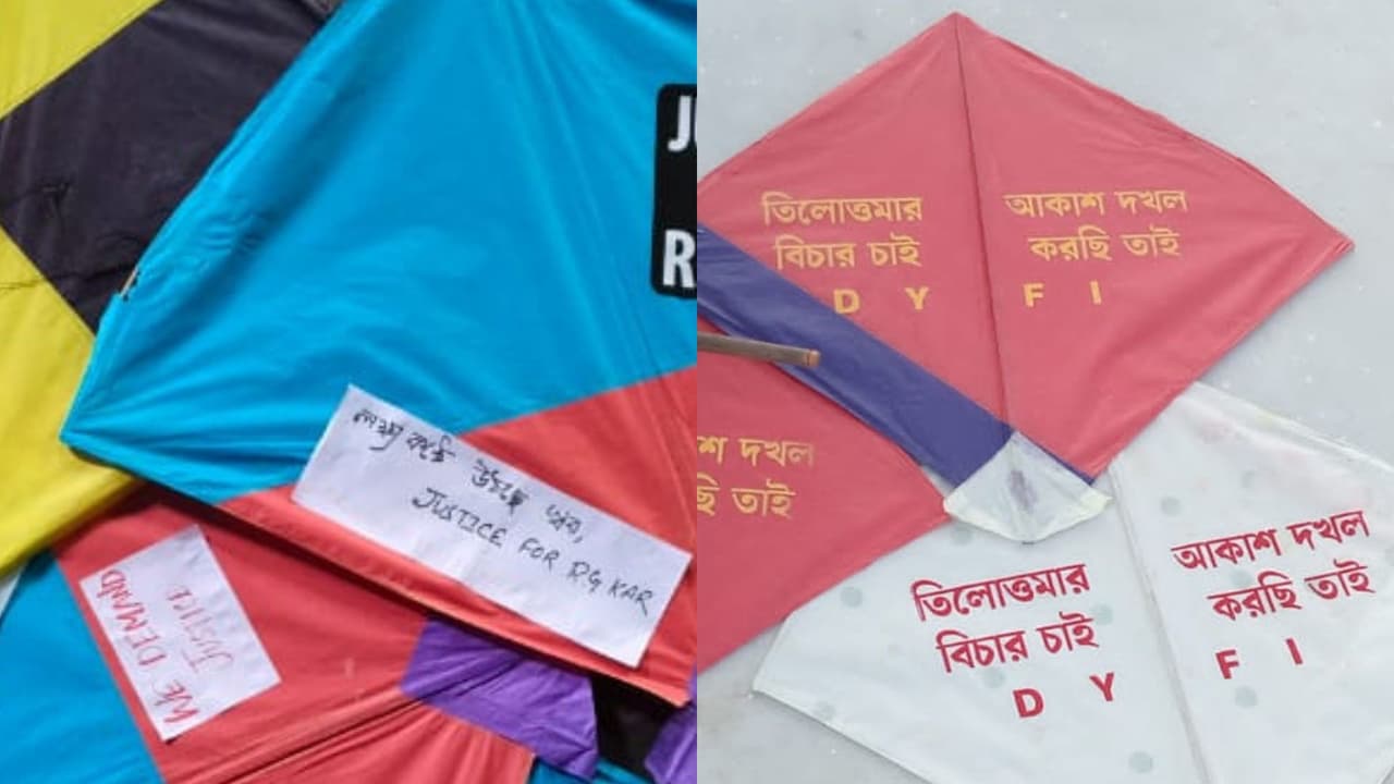 KITES FOR RG KAR PROTEST KITES FOR RG KAR PROTEST