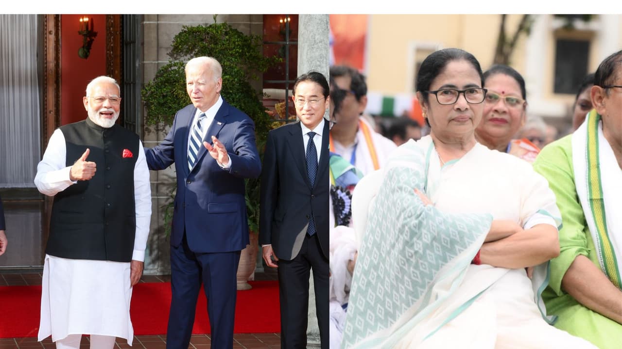 MAMATA BANERJEE NARENDRA MODI JOE BIDEN