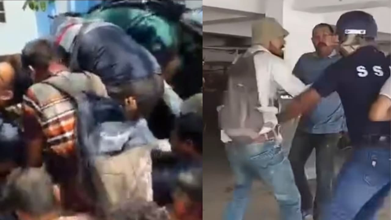 Sacked Teachers' protest